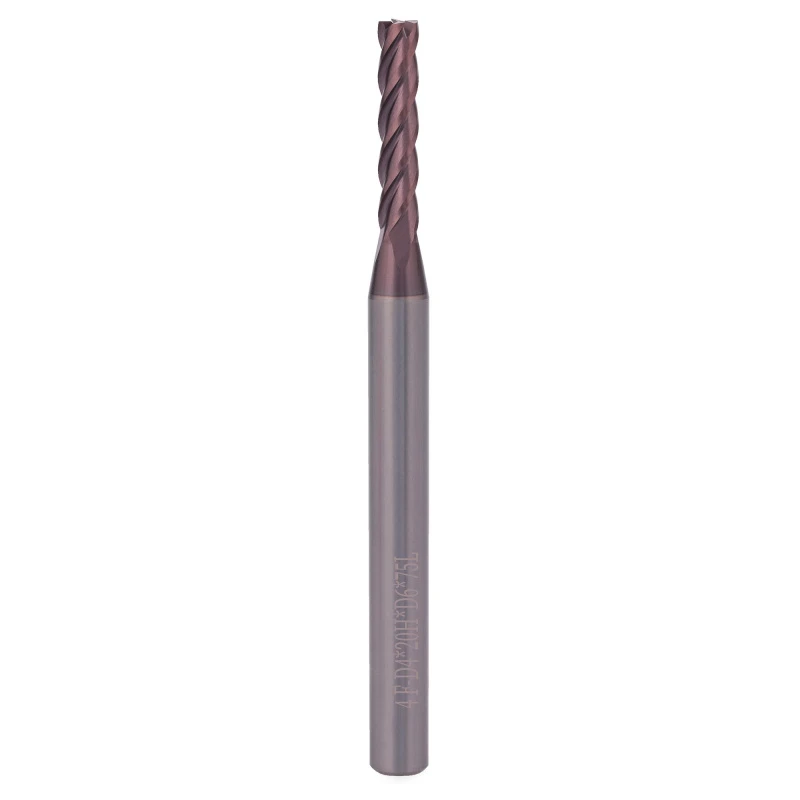 Фреза цилиндрический хвостовик 4,0x75/20мм 4z P20 TiALN 55HRC d06 H-Tools 19943-040