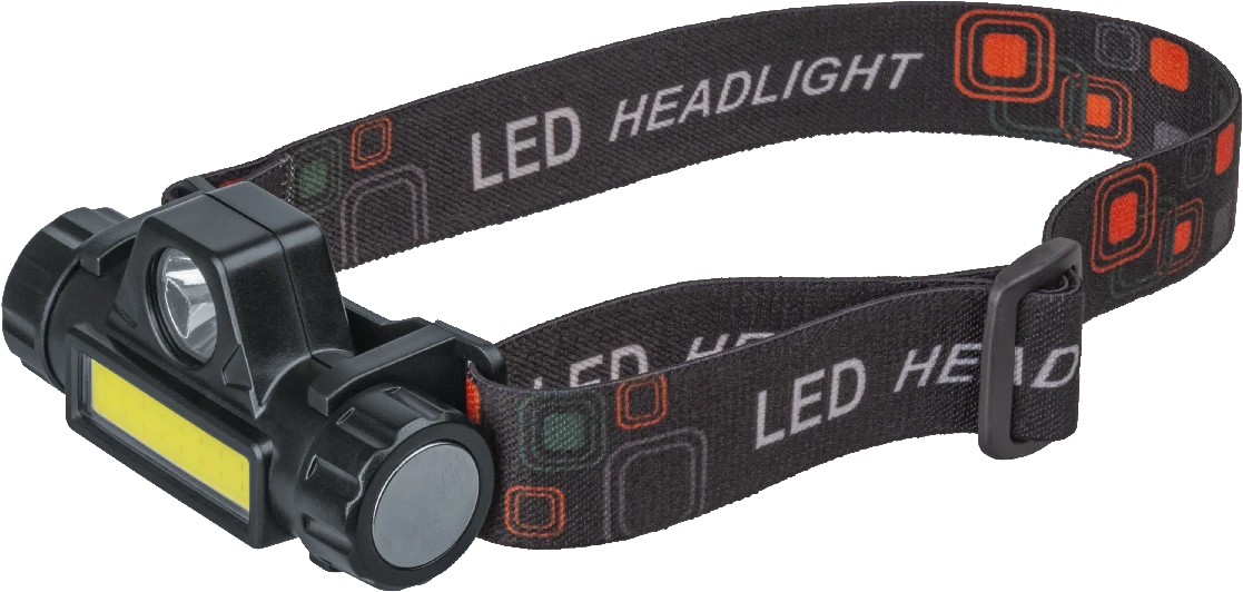Фонарь светодиодный NPT-H25-ACCU 5Вт CREE LED+3Вт COB LED аккумуляторный налобный Navigator Group 23806 23806