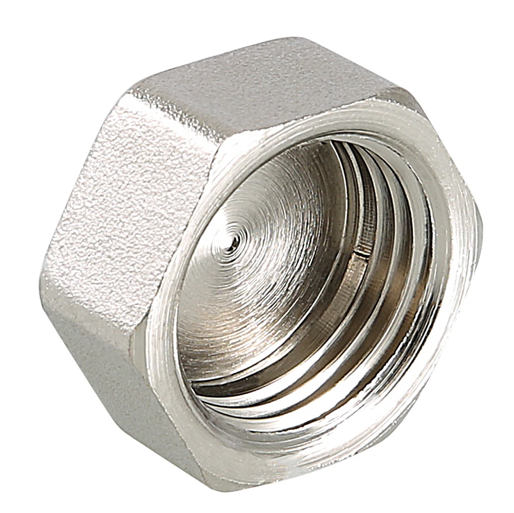 Заглушка ВР 1/2' никелированная (VTr.590.N.0004) VALTEC S59010004