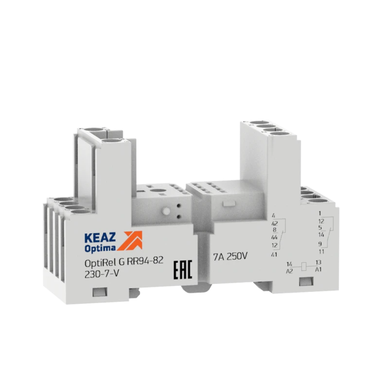 Розетка для реле OptiRel G RR94-82-230-7-V КЭАЗ 281172
