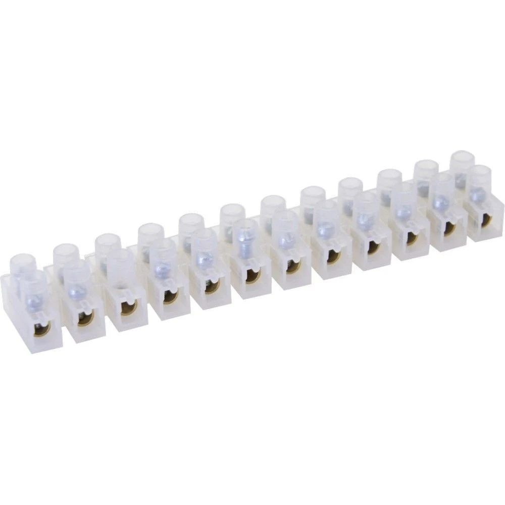 LD227-3A Зажим винтовой изолированный 450В, 3А, 12 пар,  полиэтилен DIY Stekker 39898