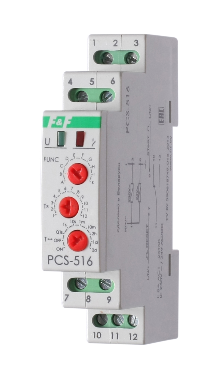 Реле времени PCS-516 Евроавтоматика F&F EA02.001.013