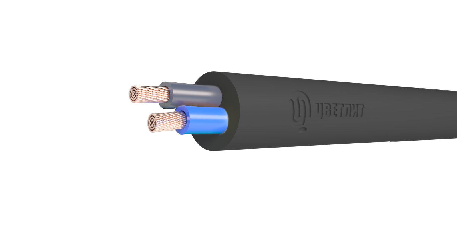 Кабель силовой КГ 2х2,5(N) 380/660-2 ТРТС Цветлит КЗ 00-00142707