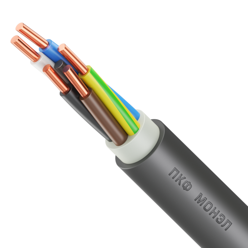 Кабель силовой ВВГнг(А)-LSLTx  5х6ок(N.PE)-0.660 ТРТС Монэл ПКФ МО30016