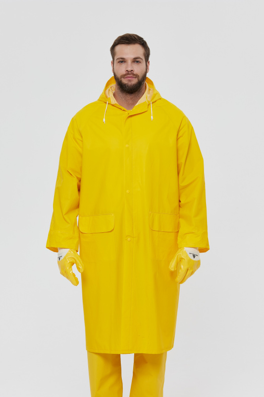 Плащ влагозащитный МА305 , желтого цвета, размер L Delta Plus MA305JAGT2