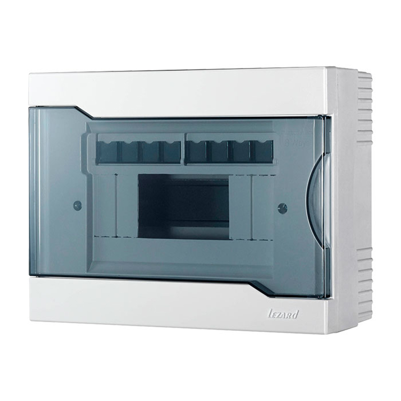Щит распределительный навесной ЩРН-П-8 пластиковый с прозрачной крышкой Lezard 730-2000-008 NEW 730-2000-008 NEW