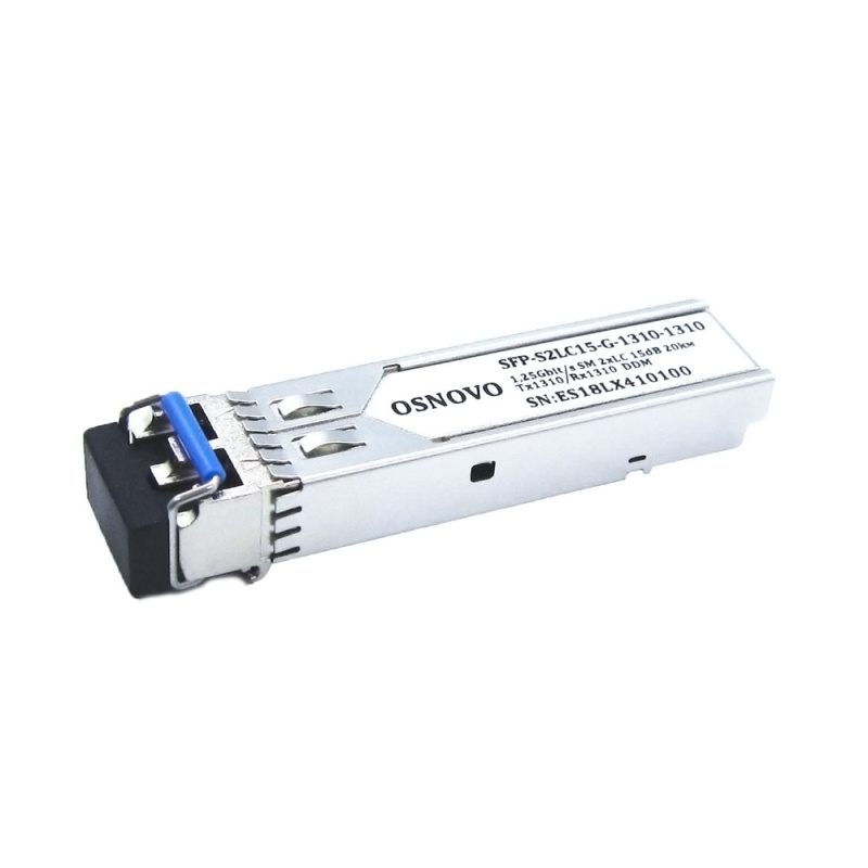 Модуль SFP 2хLC, 1.25 Гб/c, 15 дБ, Tx:1310/Rx:1310 нм, DDM, до 20 км SC&T 00012778