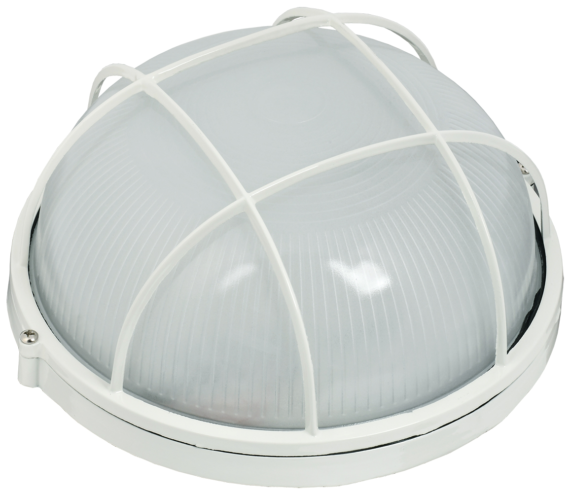 Светильник НПП-100w круглый термостойкий с решеткой IP54 IEK LNPP0-1102-1-100-K01