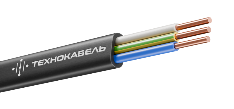 Кабель силовой ВВГ-Пнг(А)-LSLTx 3х6 ок (N.PE)-0.660 ТРТС Технокабель НПП 00-00148674