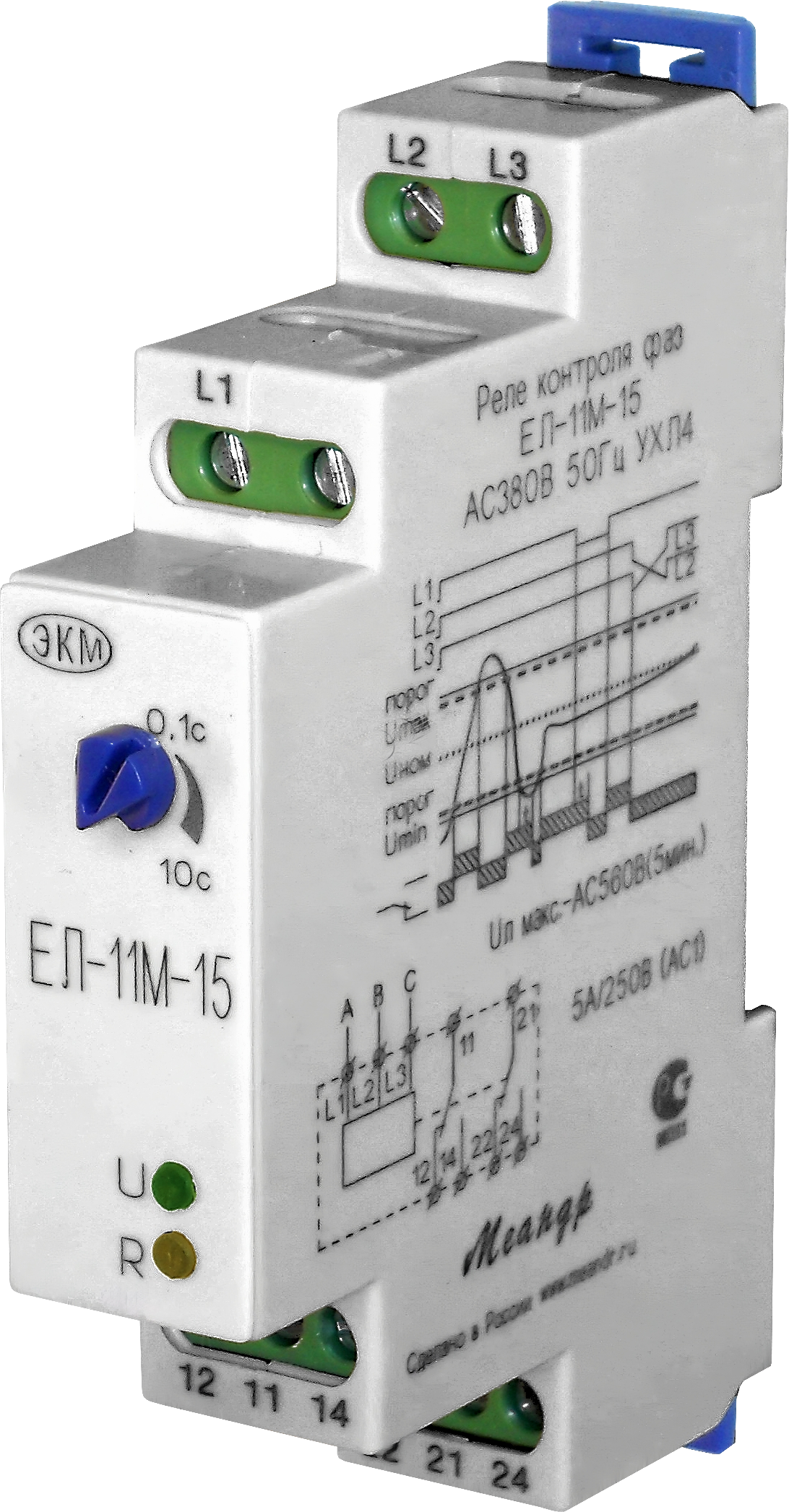 Реле напряжения ЕЛ-11М-15 АС400В УХЛ4             арт.4640016933174 Меандр