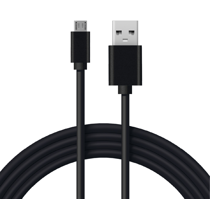 Кабель USB-micro USB, PVC, 1 м., черный REXANT 18-4268