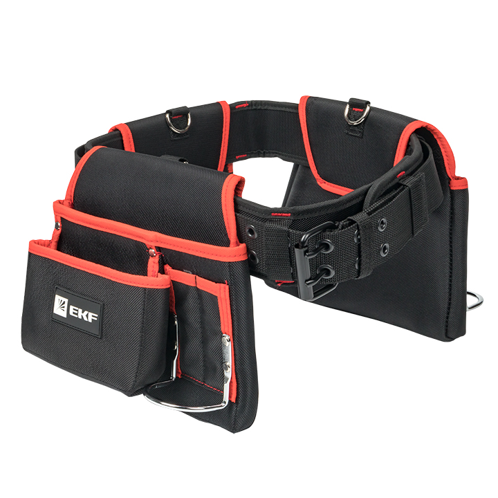 Сумка-пояс двухсекционная усиленная с двухшпеньковым ремнем С-12 Master (c-12) EKF