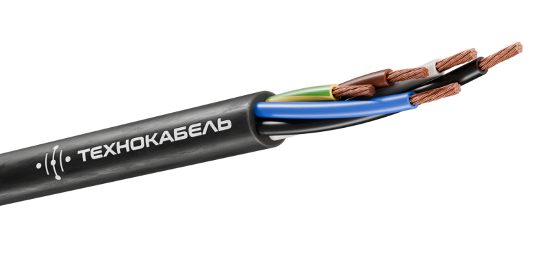 Кабель силовой КГВВнг(А)-LS 5Х1.5 (N.PE)-0.660 ТРТС Технокабель НПП 00-00149747
