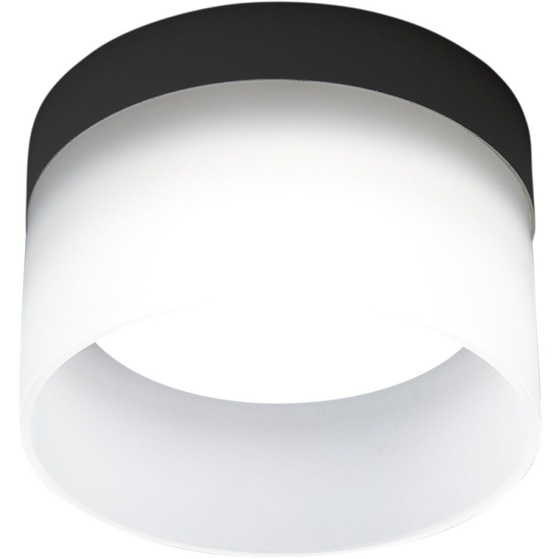 Светильник ДВО-12w GX53 без лампы черный FERON HL453 41284