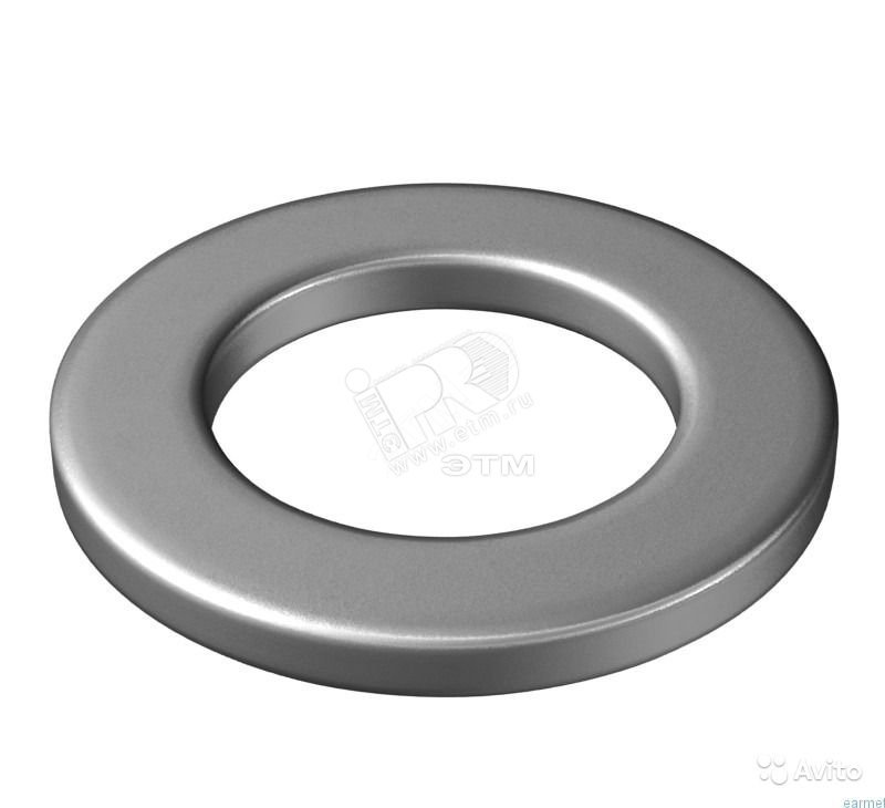 Шайба DIN125 М8 покрытие цинк 100 шт (1015027-100) Крепдил