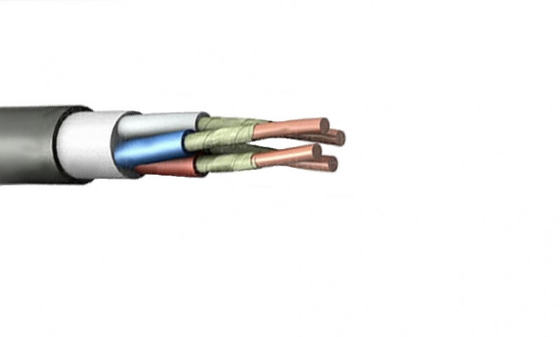 Кабель силовой ВВГнг(А)-FRLS 5х10,0 ок (N.РЕ)-0,66 ТРТС Элкаб 13285