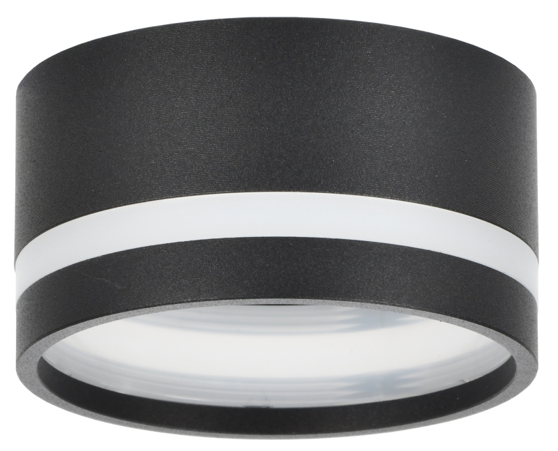LIGHTING Светильник 4032 накладной потолочный под лампу GX53 черный IEK LT-UPB0-4032-GX53-1-K02