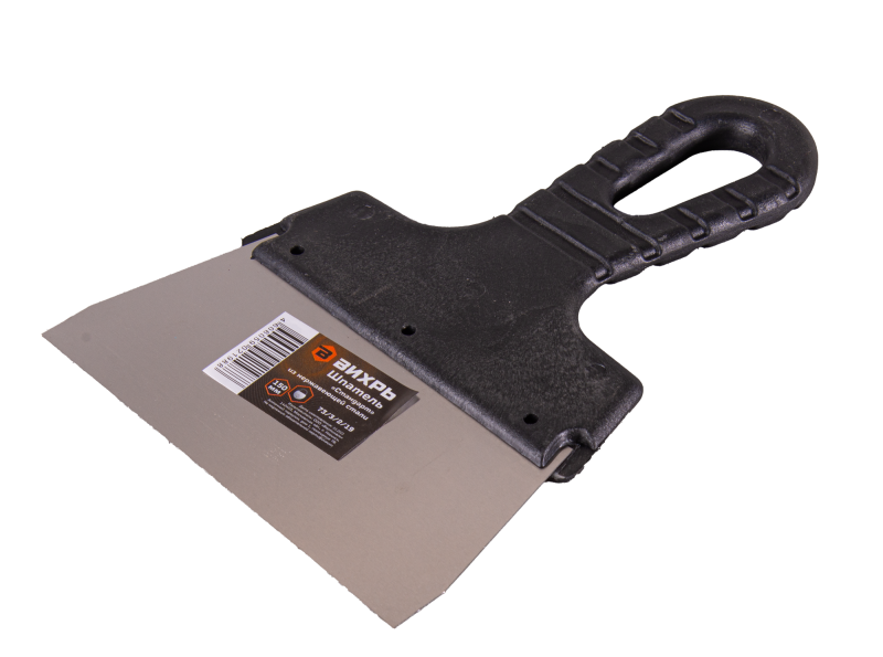 Шпатель нержавеющая cталь пластиковая рукоятка 150мм Вихрь 73/3/2/19