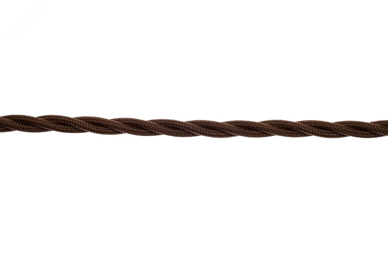 Ретро провод 3х1,5 Коричневый (матовый) 10м