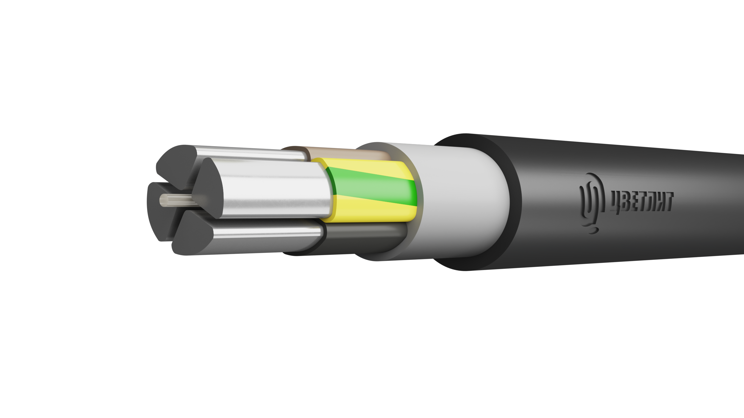 Кабель силовой АВВГнг(А)-LS 4х70ос(N)-1 ТРТС Цветлит КЗ 00-00139967