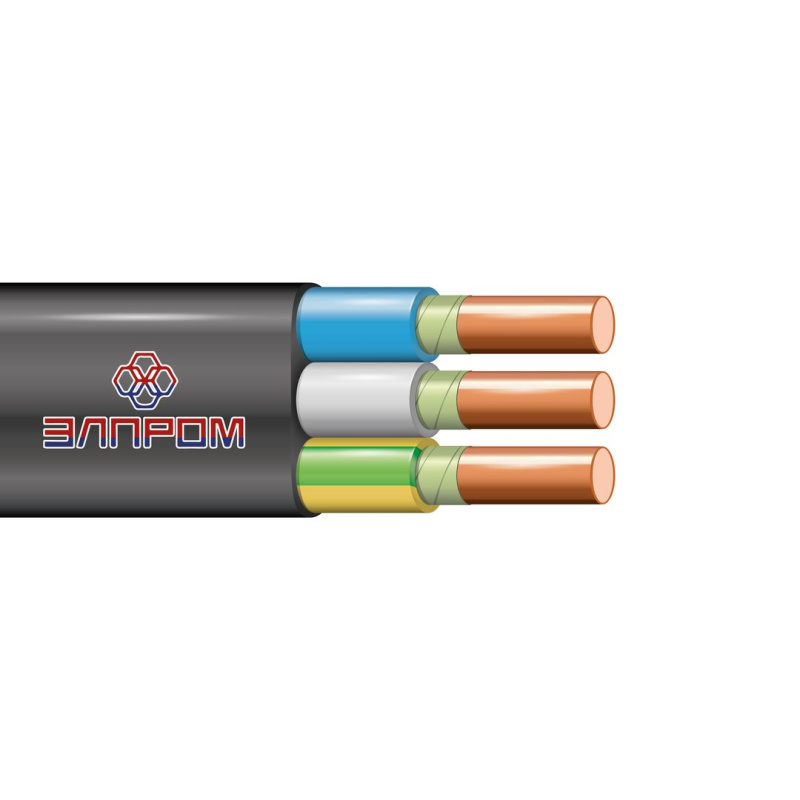 Кабель силовой ВВГ -П нг(А)FRLS ltx 2х1.5 0.66кВ (бухта) Элпром БП-00009824