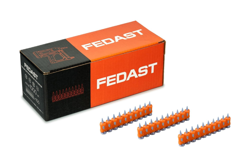 Гвозди 3.0x22 мм для монтажного пистолета с кованым наконечником Bullet point (1000 шт/уп) Fedast fd3022mgbp Fedast fd3022mgbp