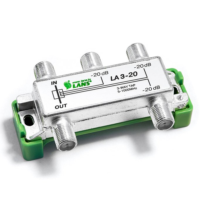 Ответвитель 3 отвода, 20 дБ LANS 2741554