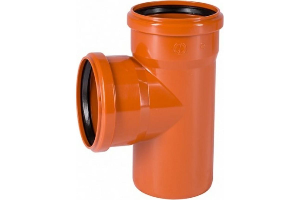 Тройник двухраструбный 87 град. 160 для наружной канализации (222400) Ostendorf