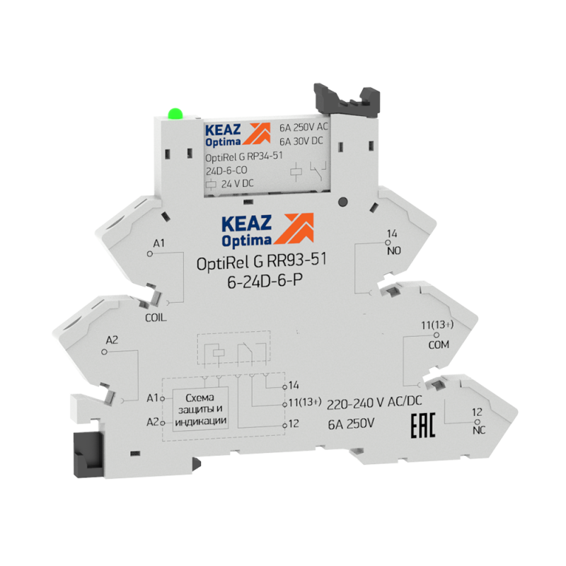 Релейный модуль OptiRel G RM38-61-24U-6-P-CO КЭАЗ 280992