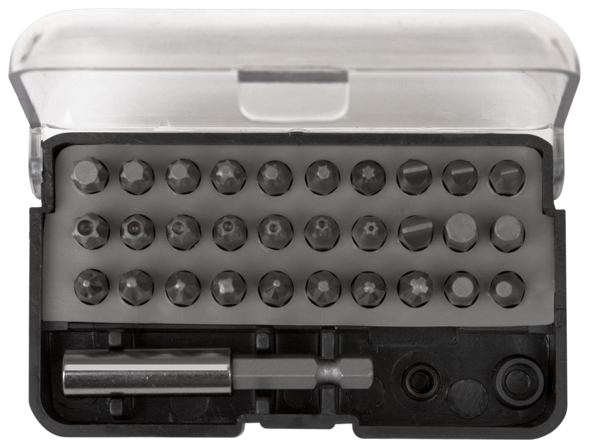 Набор бит 31 шт (30 шт CrV бит + адаптор с защелкой) FIT 57854