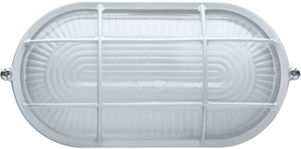 Светильник НПП-60w термостойкий овальный с решеткой IP54 белый Navigator Group 14721