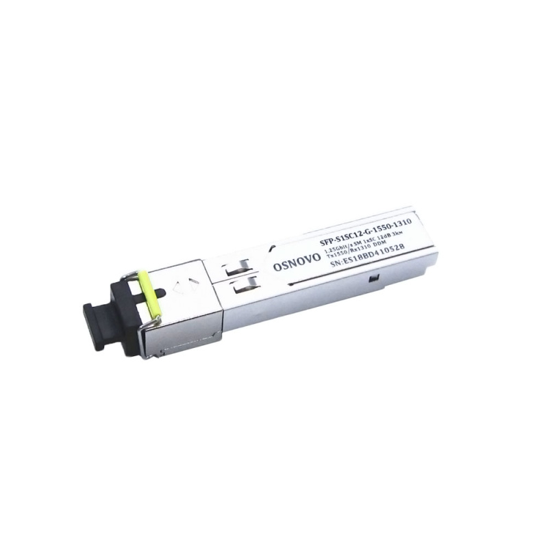 Модуль SFP 1.25 Гб/с Tx:1550/Rx:1310 разъем SC, до 3км (SFP-S1SC12-G-1550-1310) SC&T 00012786