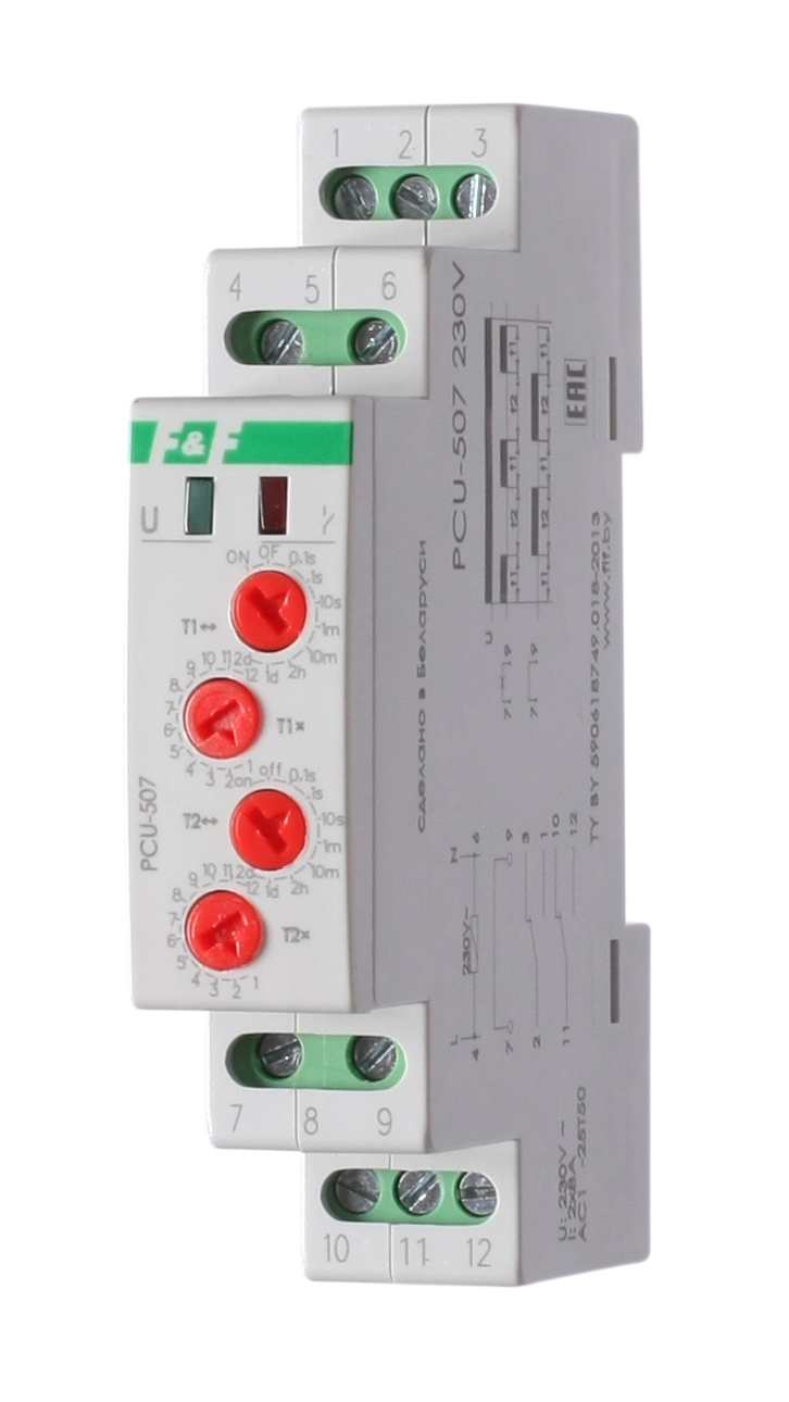 Реле времени PCU-507 (EA02.001.022) Евроавтоматика F&F