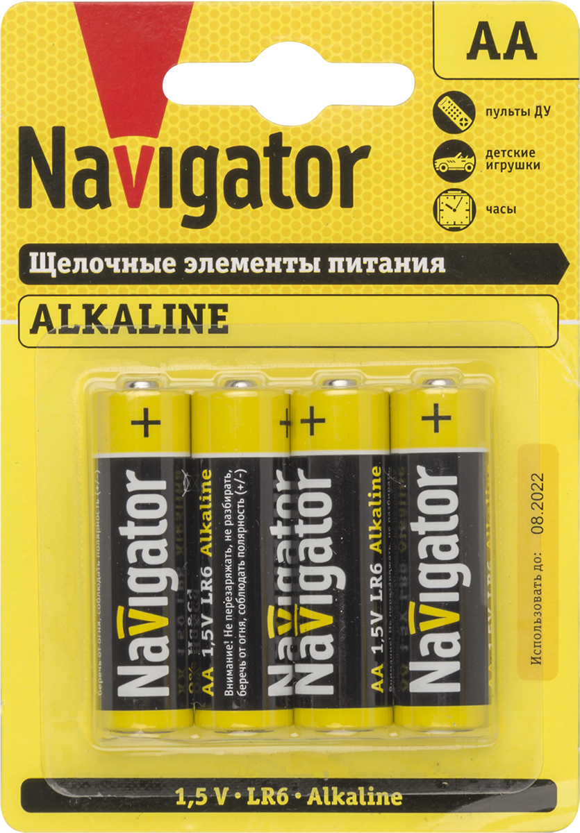 Элемент питания NBT-NPE-LR6-BP4 Navigator Group 61463 20695