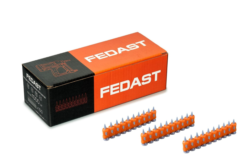 Гвозди 3.0x19 мм для монтажного пистолета с кованым наконечником Bullet point (1000 шт/уп) Fedast fd3019mgbp Fedast fd3019mgbp