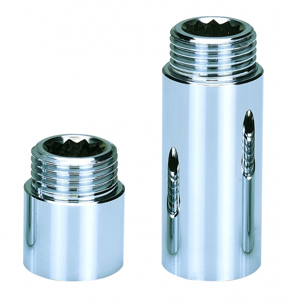 Удлинитель НВ 1/2'x10 мм, хромированный (02412) AQUALINK