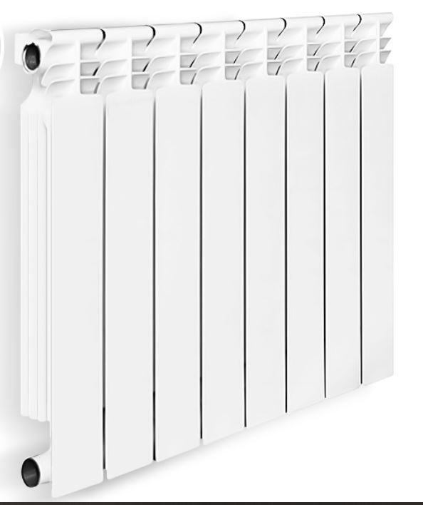 Радиатор биметаллический секционный 500/80/4 боковое подключение (Р0000010663) Oasis