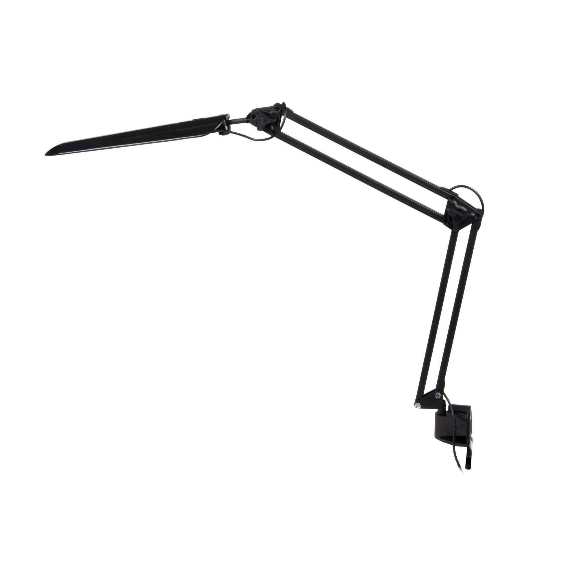 TLD-524 Black/8W/Светильник настольный на струбцине/LED/500Lm/4500K/Dimmer/Цвет-черный Uniel 10608