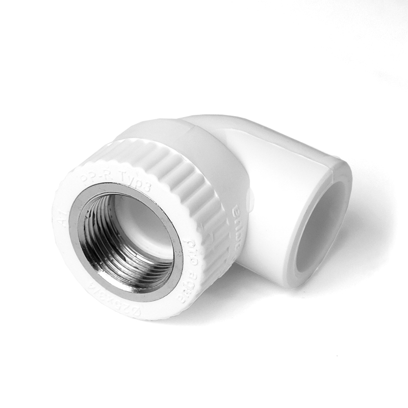 Уголок комбинированный 25 х 1/2' ВР полипропиленовый PPR белый PRO AQUA PA26012P