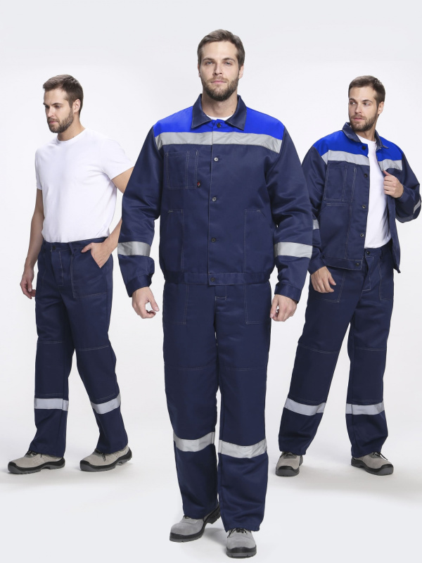 Костюм Легион-1 СОП (ткань Смесовая,210) брюки, темно-синий васильковый, 44-46 170-176 Факел 87478143002