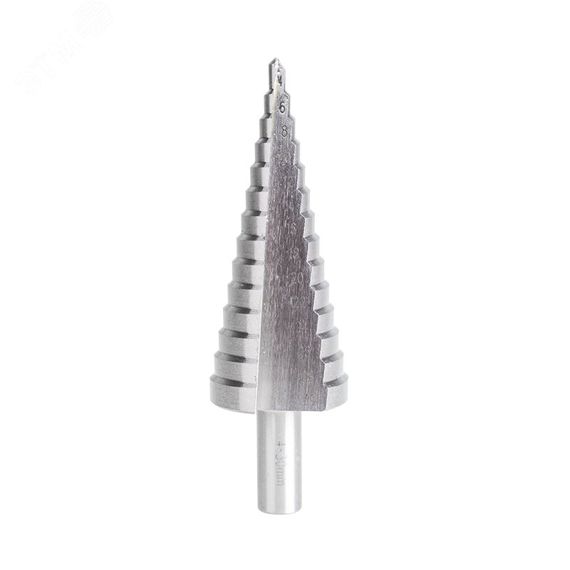 Сверло по металлу ступенчат 4-30мм 98 mm 62 HRC Kranz KR-12-6602