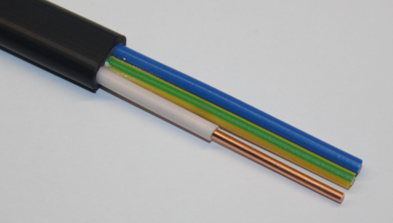 Кабель силовой ВВГ-Пнг(А)-LS 2х4 (ок)-0.66 ТРТС однопроволочный Дмитров-Кабель 000001038