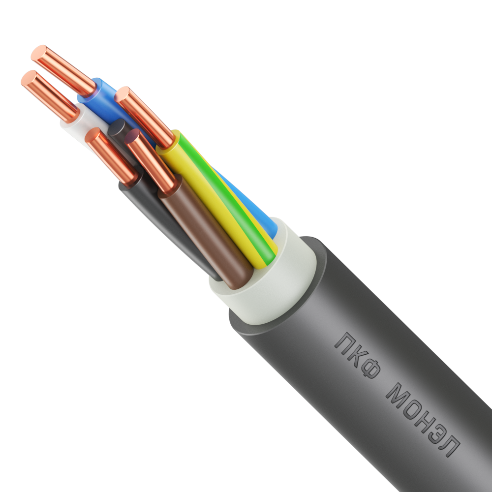 Кабель силовой ВВГнг(А)-LS 5Х2.5ок(N.PE)-0.660  100м ТРТС Монэл ПКФ МО10015