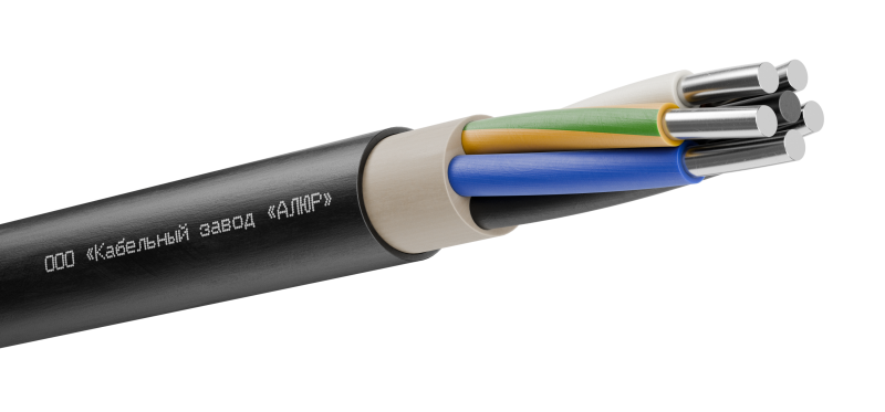 Кабель силовой АВВГнг(А)-LS 5х25.0-0.660 (N.PE) однопроволочный круглый АЛЮР 00-00001789