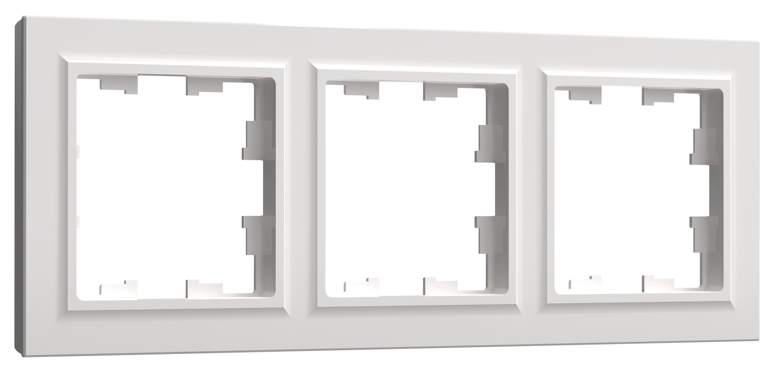 BRITE Рамка 3 поста РУ-3-БрБ белый IEK BR-M32-K01