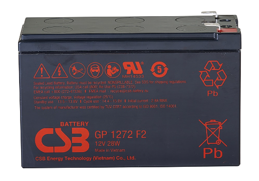 Аккумулятор GP 12В 28W (CSB GP1272(28W)) Аккумулятор GP1272 F2 (12V28W)