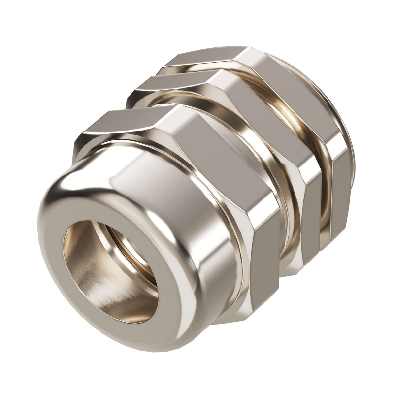 Латунный кабельный ввод диаметр вводного отверстия М18 наружный диаметр кабель 6-10 мм DKC R5BCM18