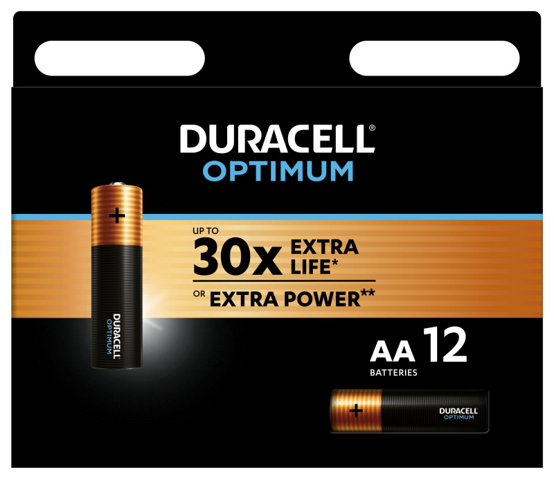 Элемент питания АА алкалиновые 1,5v 12 шт. LR6-12BL 5014073 Optimum Duracell Б0056028