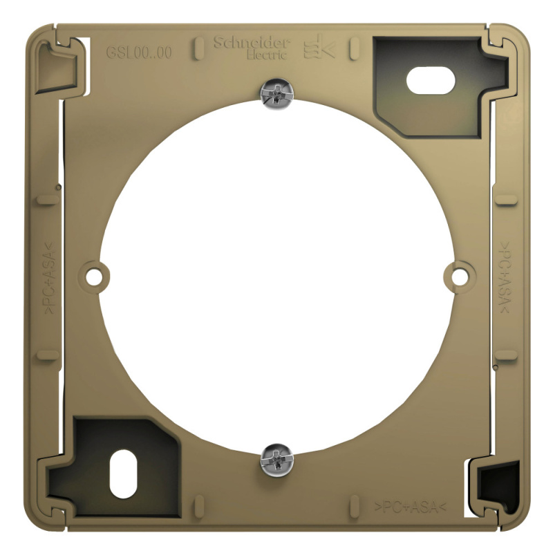 GLOSSA Коробка для наружного монтажа титан Systeme Electric GSL000400