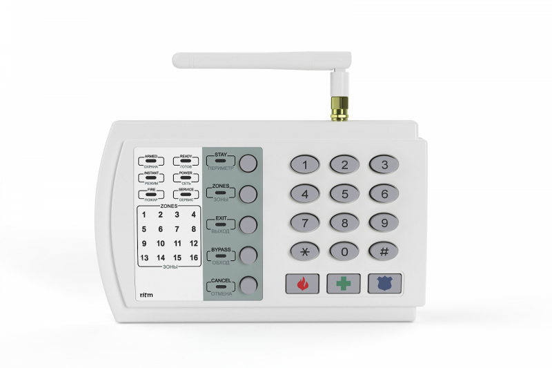 Прибор охранный Контакт GSM-9N с внешней GSM антенной Ритм 102650201